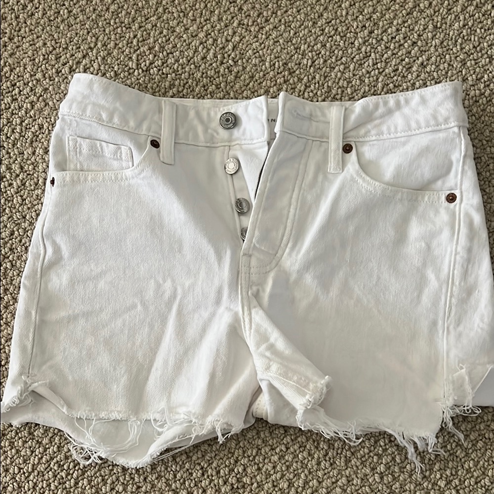 White Denim Women's Shorts